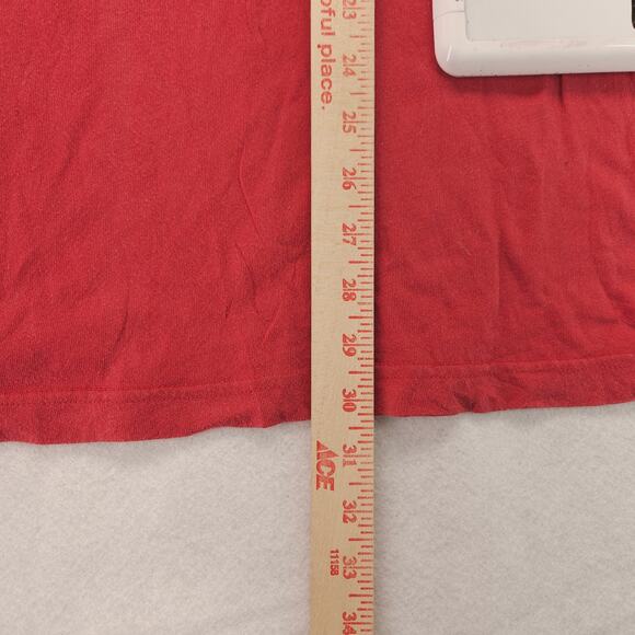 Adidas Cleveland Cavaliers Graphic Long Sleeve Basketball Shirt Mens Size L Red - Picture 8 of 9